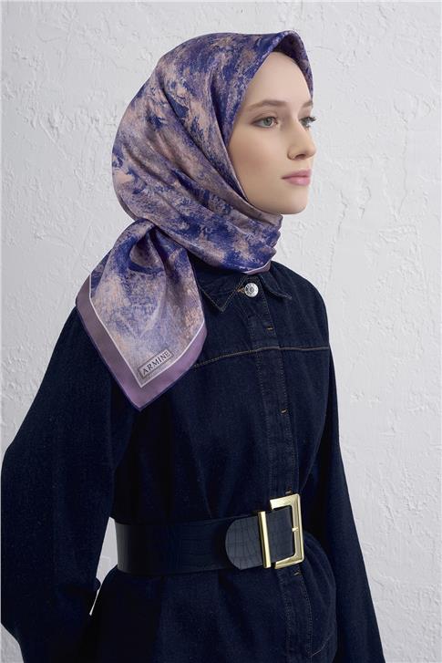 Armine Saf İpek Sura Eşarp 9433D 37
