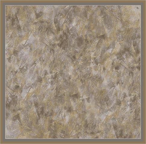 Armine Soyut Desenli Saf İpek Twill Eşarp 9433D 35