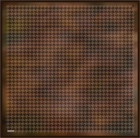 Armine Klasik Desenli Saf İpek Twill Eşarp 9434D 85