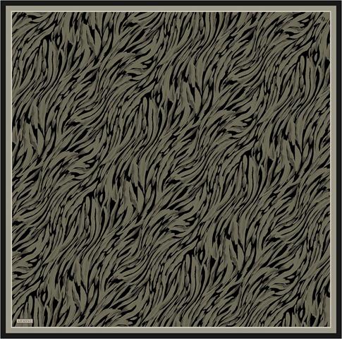 Armine Klasik Desenli Saf İpek Twill Eşarp 9435D 40