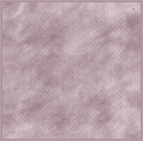 Armine Klasik Desenli Saf İpek Twill Eşarp 9437D 14