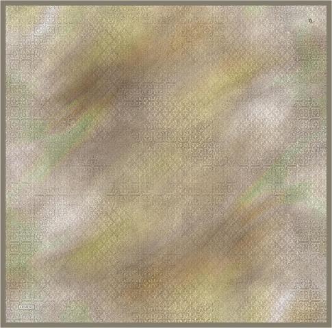 Armine Klasik Desenli Saf İpek Twill Eşarp 9437D 35