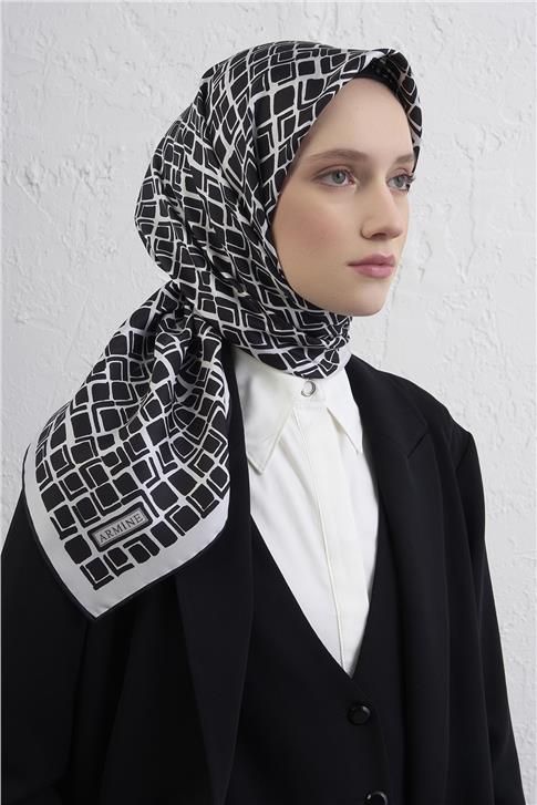 Armine Saf İpek Sura Eşarp 9438D 59
