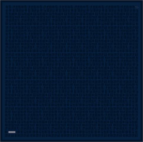 Armine Geometrik Desenli Saf İpek Twill Eşarp 9438D 50