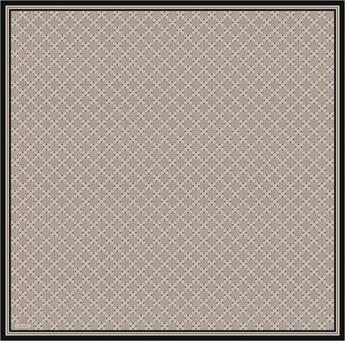 Armine Monogram Desenli Saf İpek Twill Eşarp 9440D 52