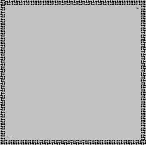 Armine Su Yolu Desenli Saf İpek Twill Eşarp 9443D 36