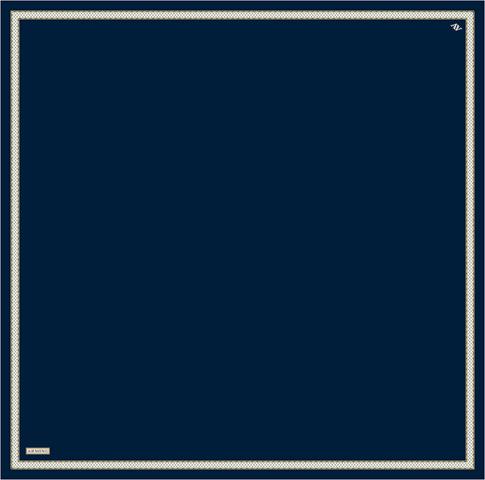 Armine Su Yolu Desenli Saf İpek Twill Eşarp 9444D 01