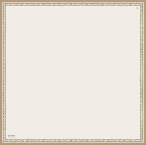 Armine Su Yolu Desenli Saf İpek Twill Eşarp 9444D 02 