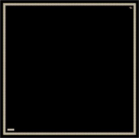 Armine Su Yolu Desenli Saf İpek Twill Eşarp 9444D 09 