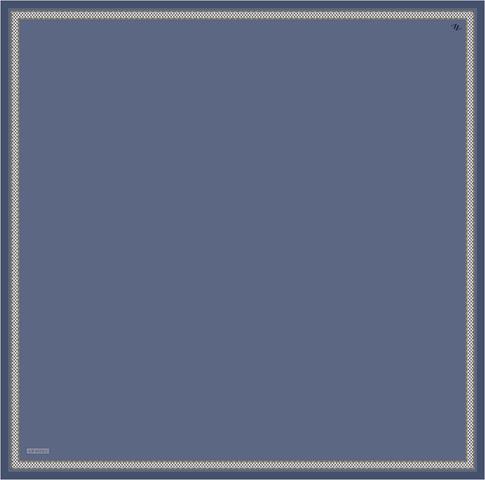 Armine Su Yolu Desenli Saf İpek Twill Eşarp 9444D 11