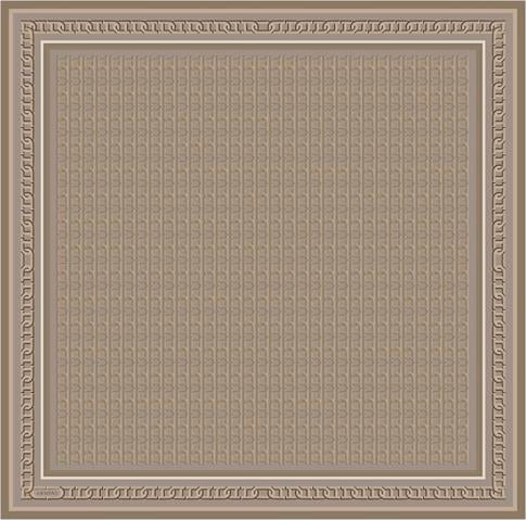 Armine Klasik Desenli Saf İpek Twill Eşarp 9301D 06