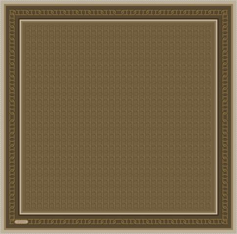 Armine Klasik Desenli Saf İpek Twill Eşarp 9301D 31