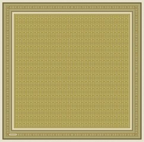 Armine Klasik Desenli Saf İpek Twill Eşarp 9301D 32