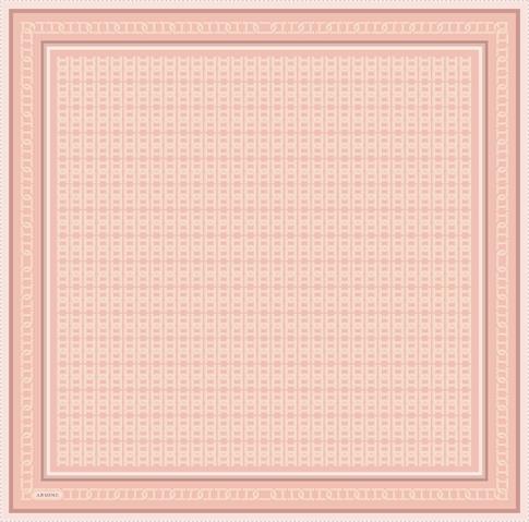 Armine Klasik Desenli Saf İpek Twill Eşarp 9301D 40