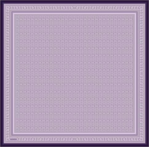 Armine Klasik Desenli Saf İpek Twill Eşarp 9301D 55