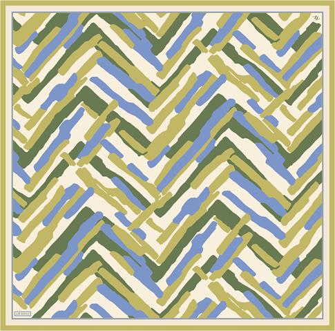Armine Geometrik Desenli Saf İpek Sura Eşarp 9303D 01