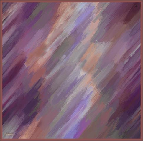 Armine Soyut Desenli Saf İpek Sura Eşarp 9308D 03