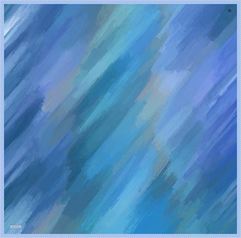 Armine Soyut Desenli Saf İpek Twill Eşarp 9308D 35