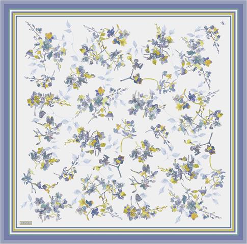 Armine Çiçek Desenli Saf İpek Sura Eşarp 9316D 83