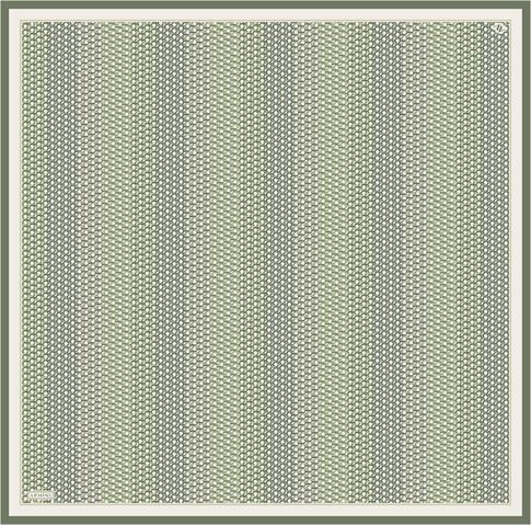 Armine Klasik Desenli Saf İpek Sura Eşarp 9319D 05