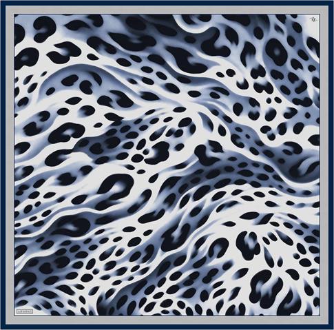 Armine Leopar Desenli Saf İpek Sura Eşarp 9320D 33