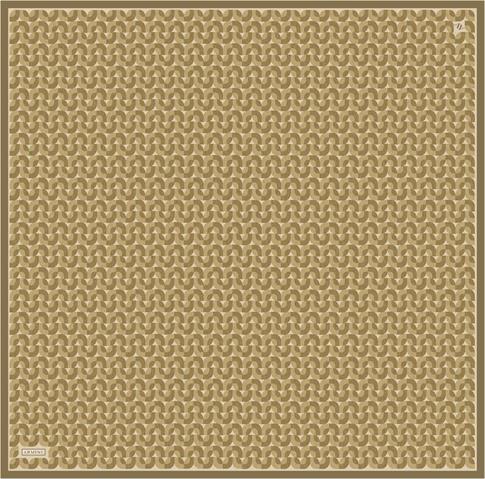 Armine Klasik Desenli Saf İpek Twill Eşarp 9321D 07