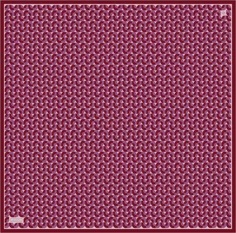 Armine Klasik Desenli Saf İpek Twill Eşarp 9321D 82