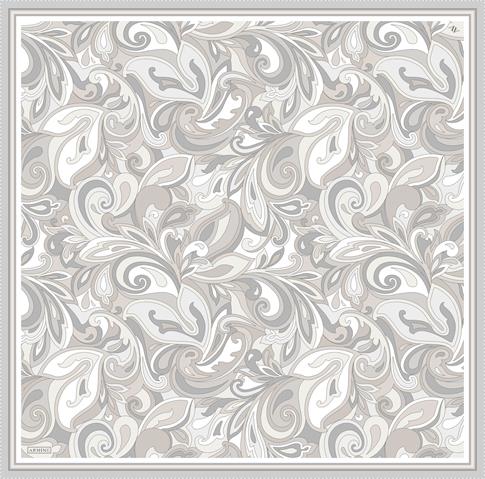 Armine Etnik Desenli Saf İpek Sura Eşarp 9323D 82