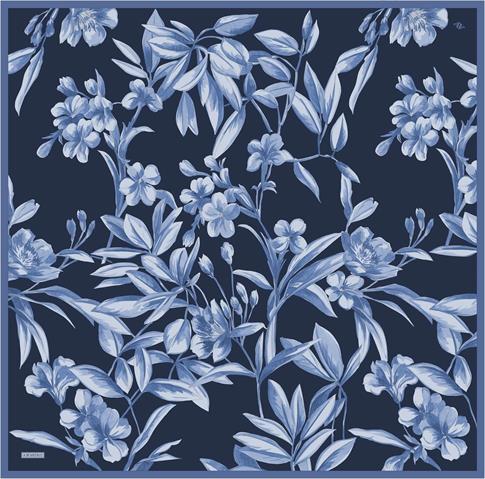 Armine Çiçek Desenli Saf İpek Sura Eşarp 9324D 51