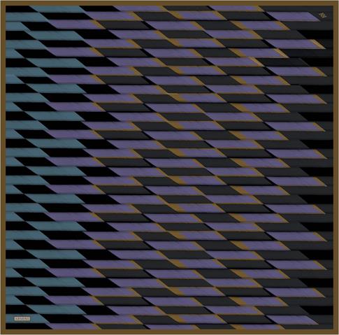 Armine Geometrik Desenli Saf İpek Sura Eşarp 9325D 82