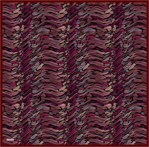 Armine Soyut Desenli Saf İpek Sura Eşarp 9335D 53