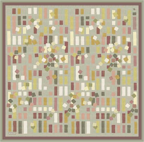 Armine Çiçek Desenli İpek Sura Eşarp 9341 01