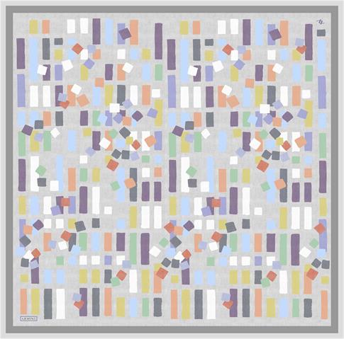 Armine Çiçek Desenli İpek Sura Eşarp 9341 06