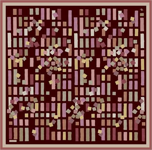 Armine Çiçek Desenli İpek Sura Eşarp 9341 34