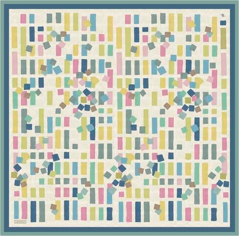 Armine Çiçek Desenli İpek Sura Eşarp 9341 81