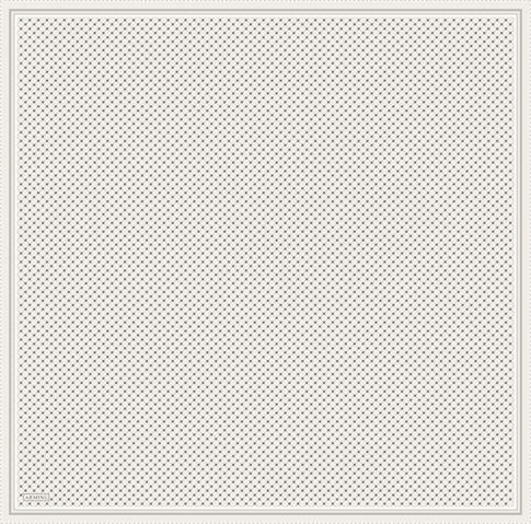 Armine Monogram Desenli Saf İpek Twill Eşarp 9345D 87