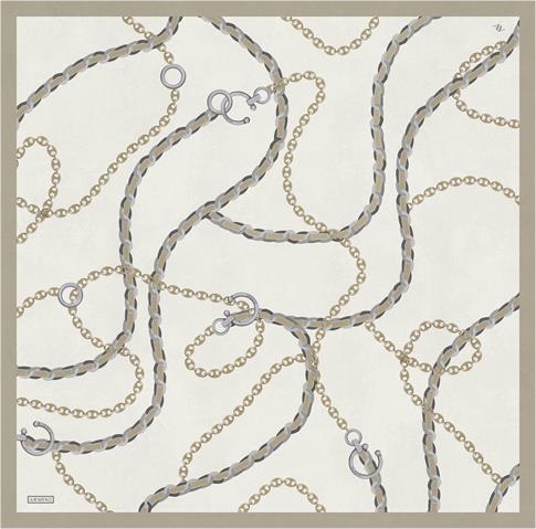 Armine Klasik Desenli Saf İpek Sura Eşarp 9346D 05