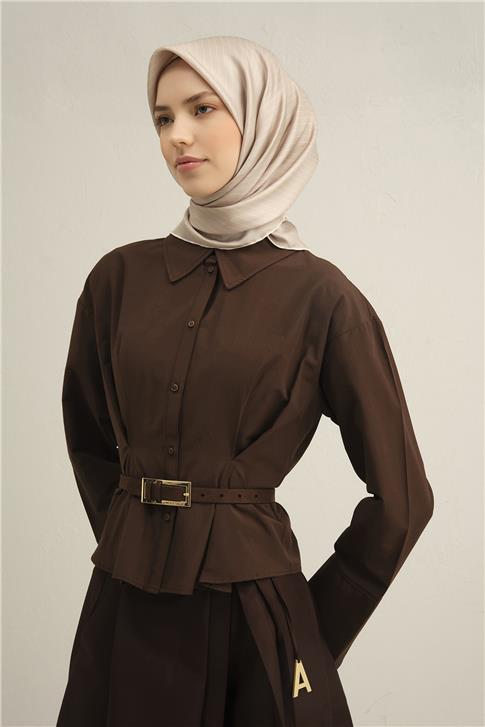 Armine Klasik Desenli Saf İpek Sura Eşarp 9348D 86