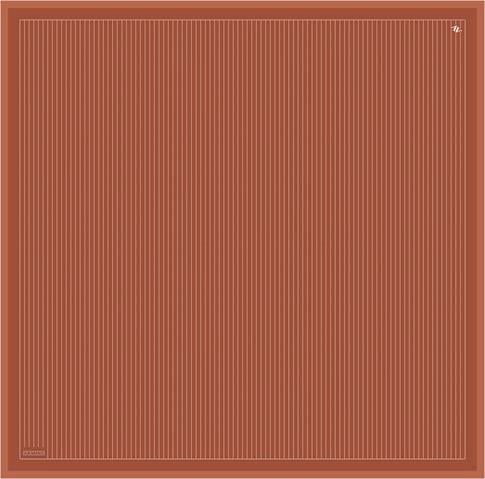 Armine Klasik Desenli Saf İpek Twill Eşarp 9348D 04