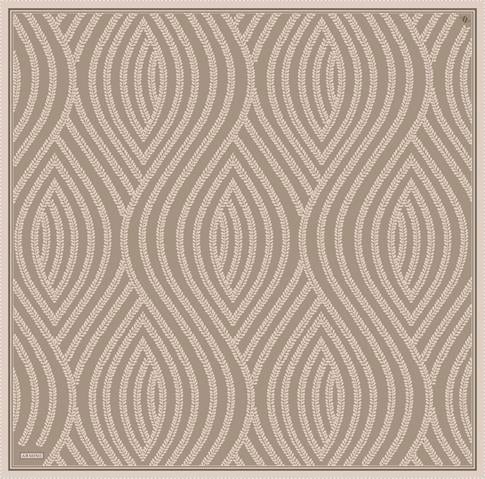 Armine Klasik Desenli Saf İpek Sura Eşarp 9351D 40