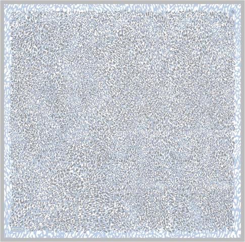 Armine Leopar Desenli Saf İpek Twill Eşarp 9352D 04
