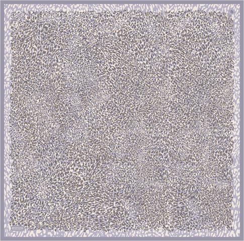 Armine Leopar Desenli Saf İpek Twill Eşarp 9352D 06