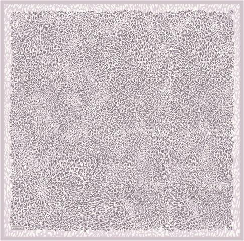 Armine Leopar Desenli Saf İpek Twill Eşarp 9352D 82