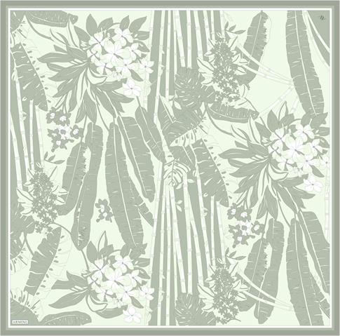 Armine Çiçek Desenli Saf İpek Sura Eşarp 9353D 38