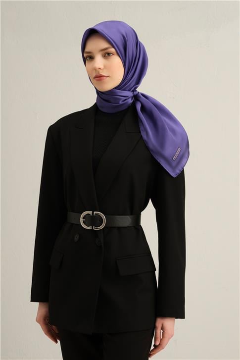 Armine Klasik Desenli Saf İpek Sura Eşarp 9356D 55