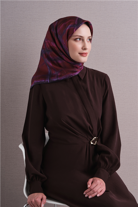 Armine Saf İpek Twill Eşarp 9602D 50 