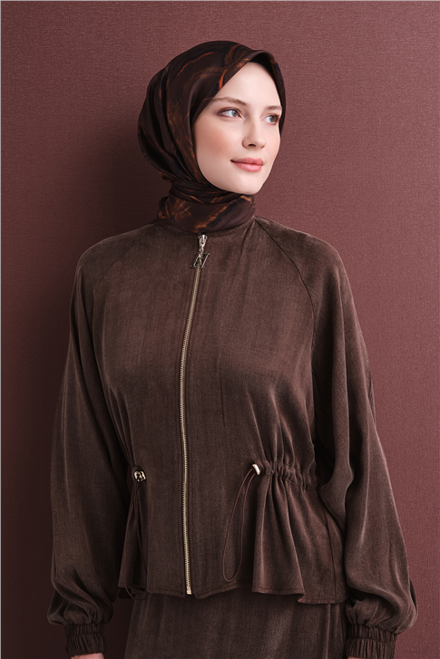 Armine Saf İpek Twill Eşarp 9602D 53 