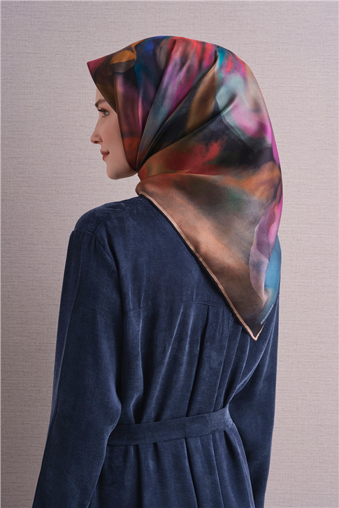 Armine Saf İpek Twill Eşarp 9603D 01 