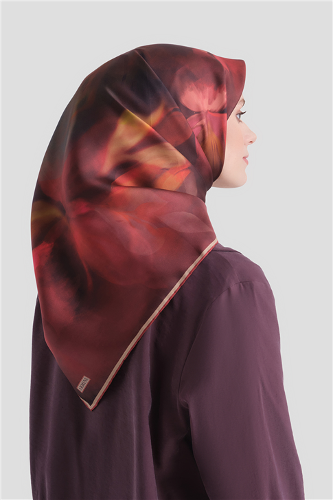 Armine Saf İpek Twill Eşarp 9603D 33 