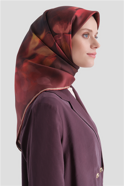 Armine Saf İpek Twill Eşarp 9603D 33 